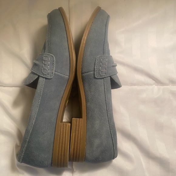 Blue Suede Loafers - Picture 3 of 3